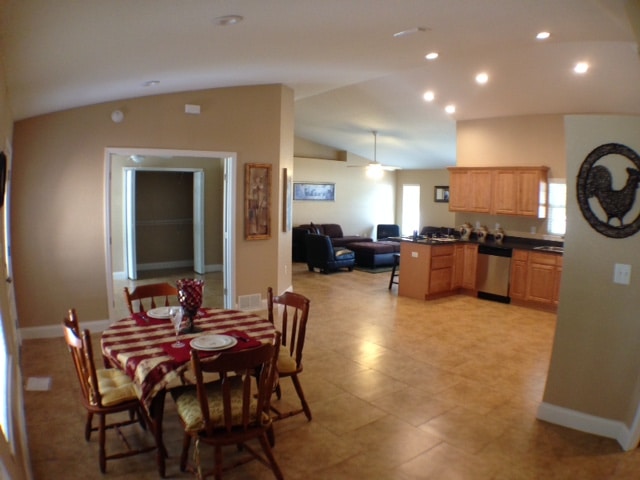 dining kitchel living