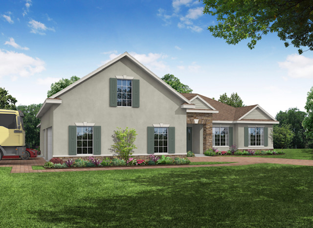 front rendering